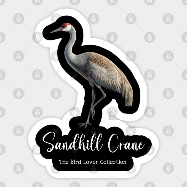 Sandhill Crane - The Bird Lover Collection Sticker by goodoldvintage